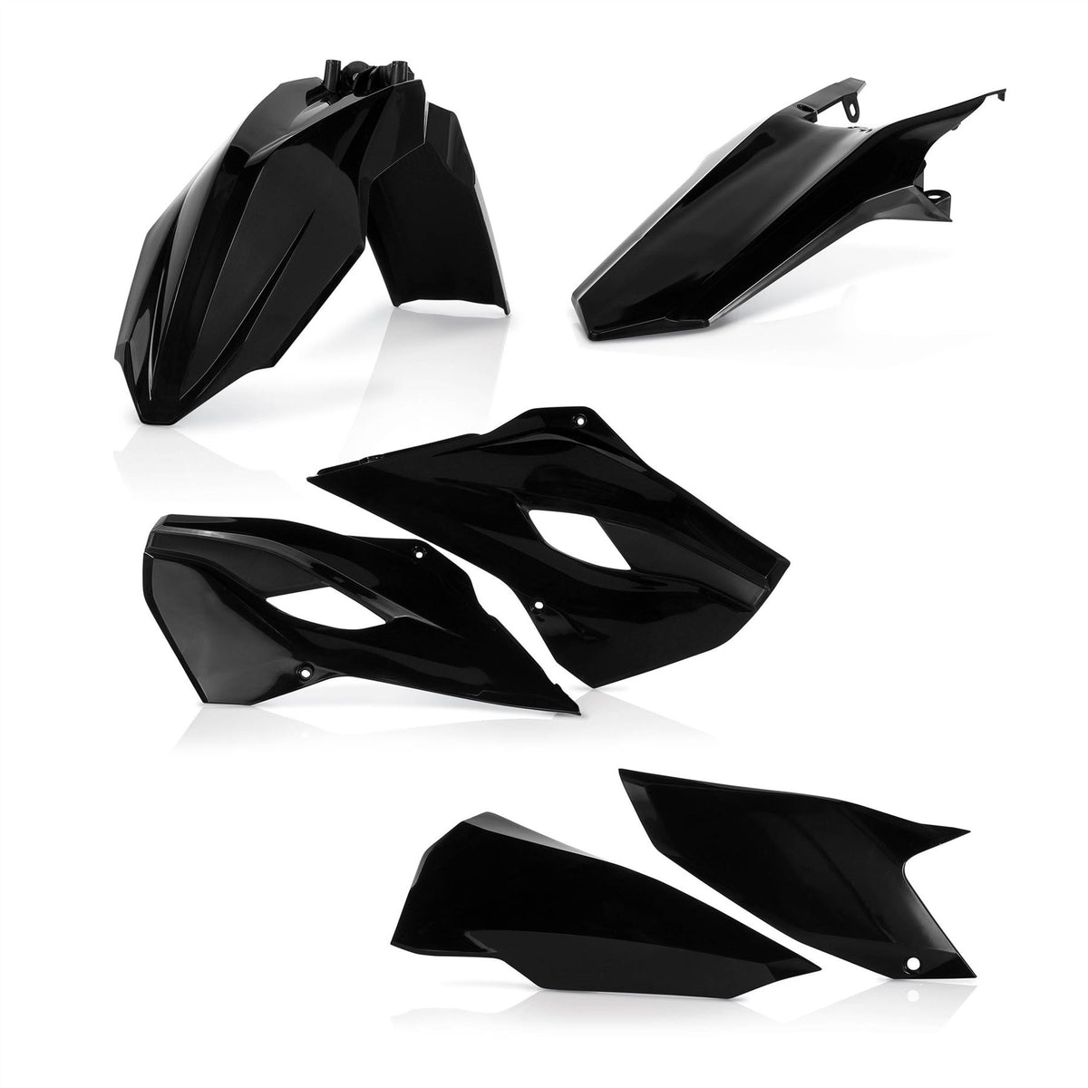 Acerbis Front Fender Metallic Black For Husqvarna FC 350 2016-2022