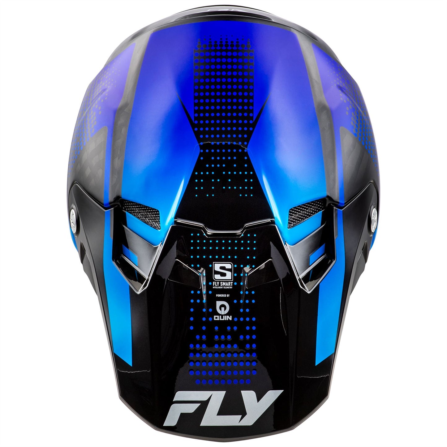 Fly Racing 2025 Formula S Carbon Protocol Motocross Helmet Black Carbon Blue