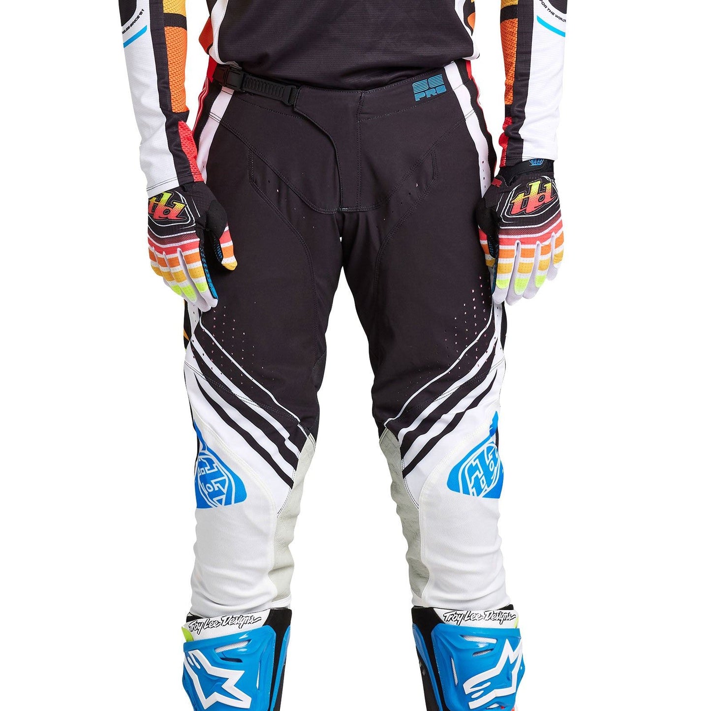 Troy Lee Designs 2025 SE Pro Wavez Black Multi Race Pants