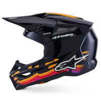 Alpinestars 2026 SM3 Force Motocross Helmet Black Glossy