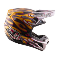 Troy Lee Designs Spring 2026 MX SE5 Carbon Overspray Helmets Black Gold
