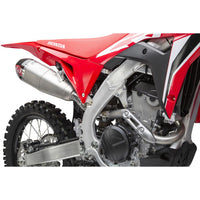 Yoshimura RS-9T Slip On Pair Stainless Steel Carbon Cap For Motocross Enduro Motorcycles