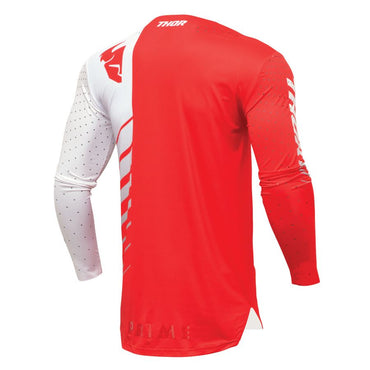 Thor Prime Analog Red White Motocross Jersey CLEARANCE