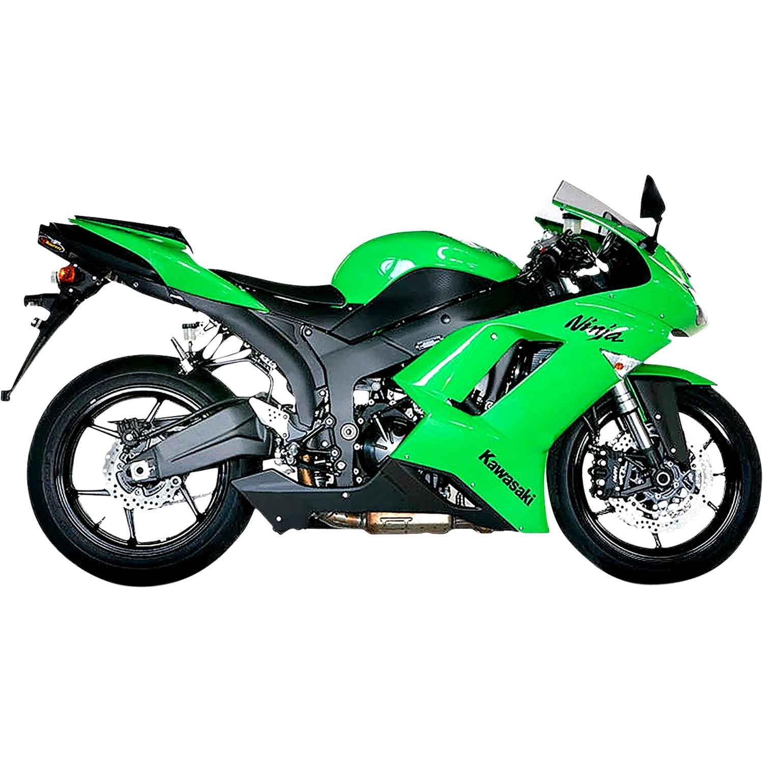 Akrapovic Titanium Line Slip On Silencer For Kawasaki ZX-6 R 600 Ninja 2007-2008