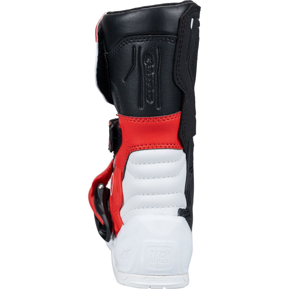 Alpinestars 2026 Tech 3S Kids Motocross Boots White Black Bright Red