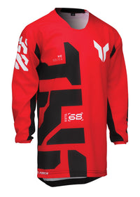 Thor 2025 Motocross Combo Kit Youth Launchmode Forge Red