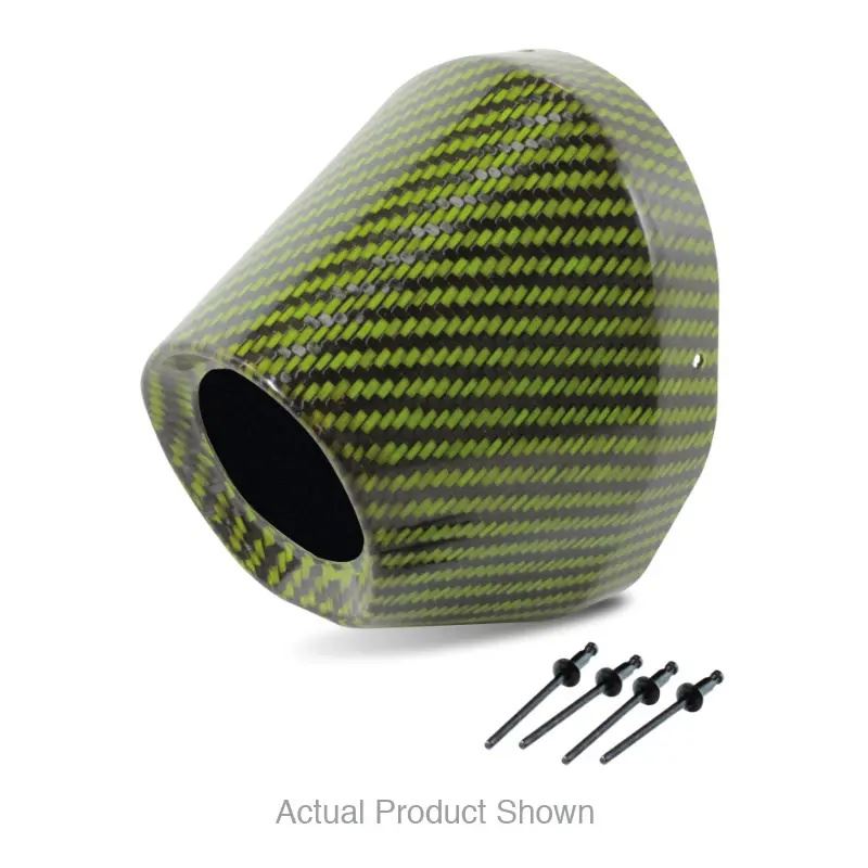 Pro Circuit Green Carbon End Cap 4.5" 1 3/4 Hole