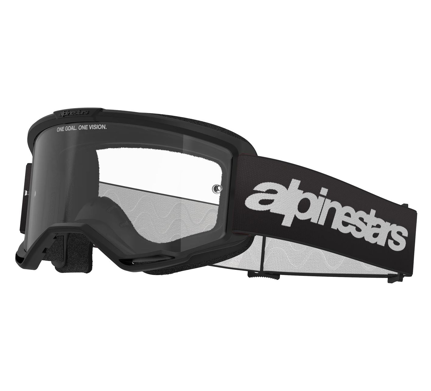 Alpinestars 2025 Goggles Vision 3 Wordmark Black Clear