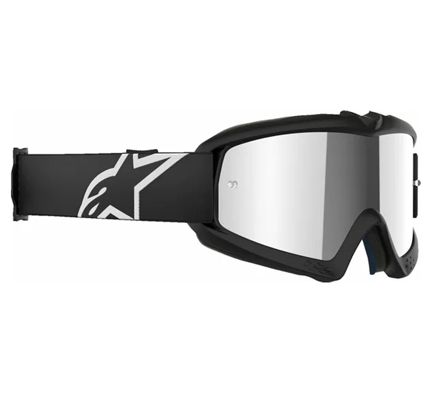 Alpinestars 2025 Goggles Youth Vision Corp Black Mirror Silver