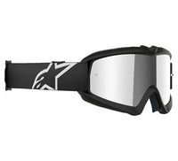 Alpinestars 2025 Goggles Youth Vision Corp Black Mirror Silver