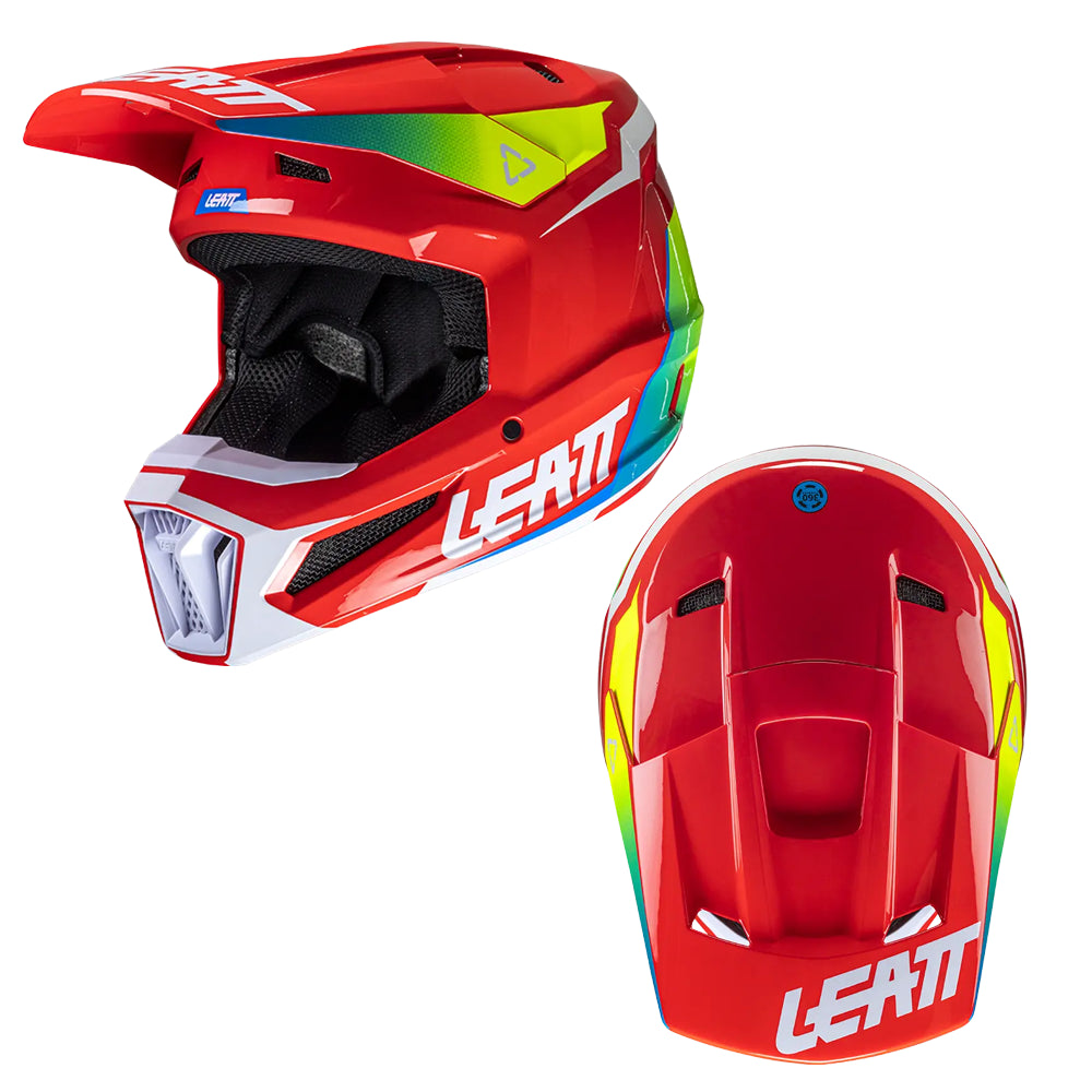 Leatt 2025 Motocross Helmet V25 2.5 Red