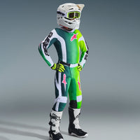 Alpinestars 2026 Youth Fluid Portl Motocross Combo Kit Green White Black