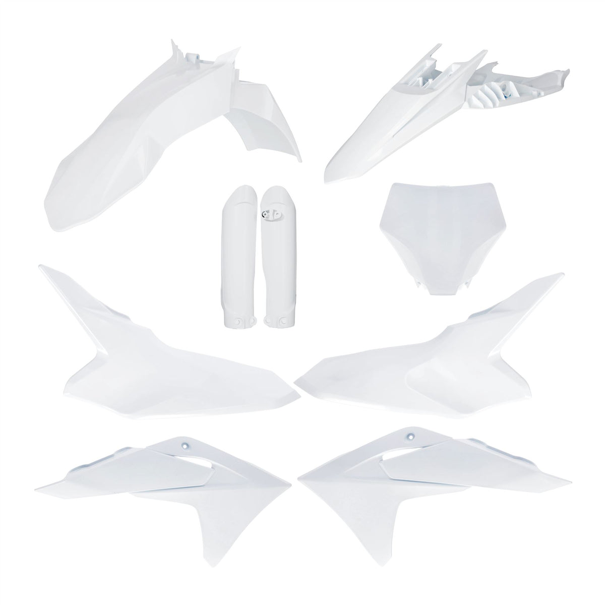 Acerbis Full Plastic Kit White For Gas Gas MC-E 3 2025-2026