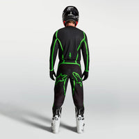 Alpinestars 2027 Fluid Apex MX Combo Kit Black Green Fluo