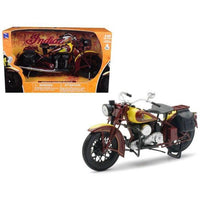 Indian Sport Scout 1934 Chief Motorcycle 1:12 Scale Model Toy