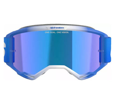 Alpinestars 2025 Goggles Vision 5 Blaze Blue Mirror Blue