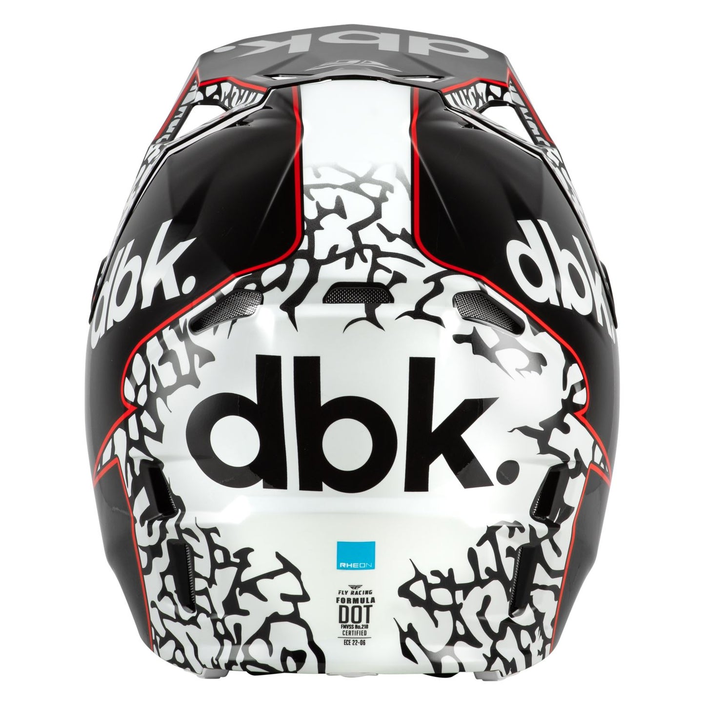 Fly Racing 2026 Motocross Helmet Formula CP DBK Black White Red