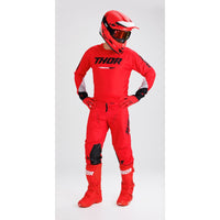 Thor Pulse Tactic Red Motocross Combo Kit CLEARANCE
