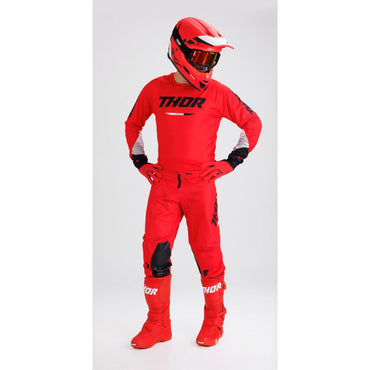 Thor Pulse Tactic Red Motocross Combo Kit CLEARANCE