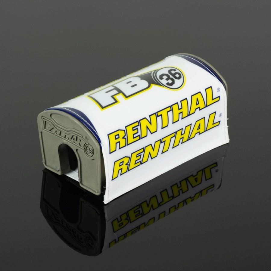 Renthal Fat Bar 36 Pad White Blue Yellow Bar Pad New