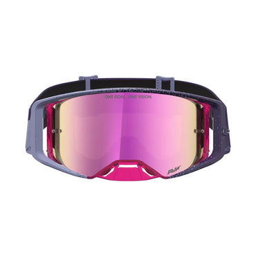 Alpinestars 2027 Supertech Hiten MX Goggles Purple Red Mirror Pink