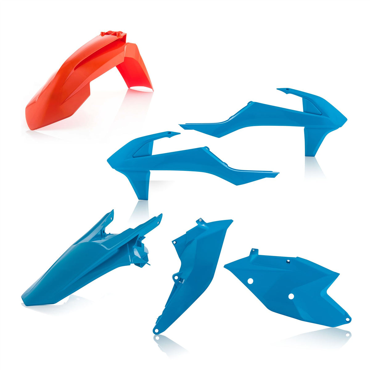 Acerbis Plastic Kit Orange Blue For KTM SX 150 2016-2018