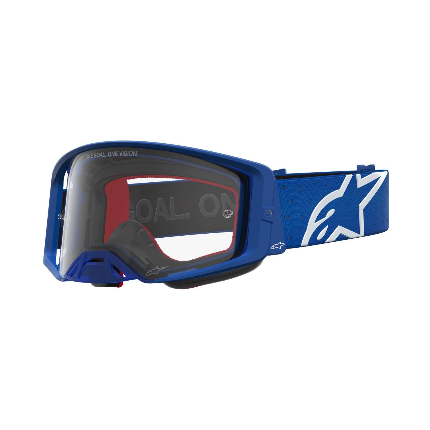 Alpinestars 2027 Supertech Vesta MX Goggles Blue White Clear
