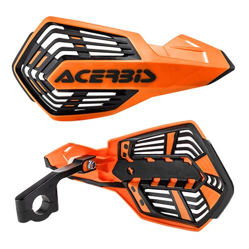 Acerbis X-Future Vented MX Handguards Orange White Husqvarna TE 410 1997 - 2005