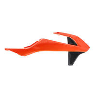 Acerbis Radiator Rad Scoops Orange Black 0025511.209