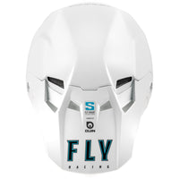 Fly Racing 2025 Formula S Carbon Solid Motocross Helmet White