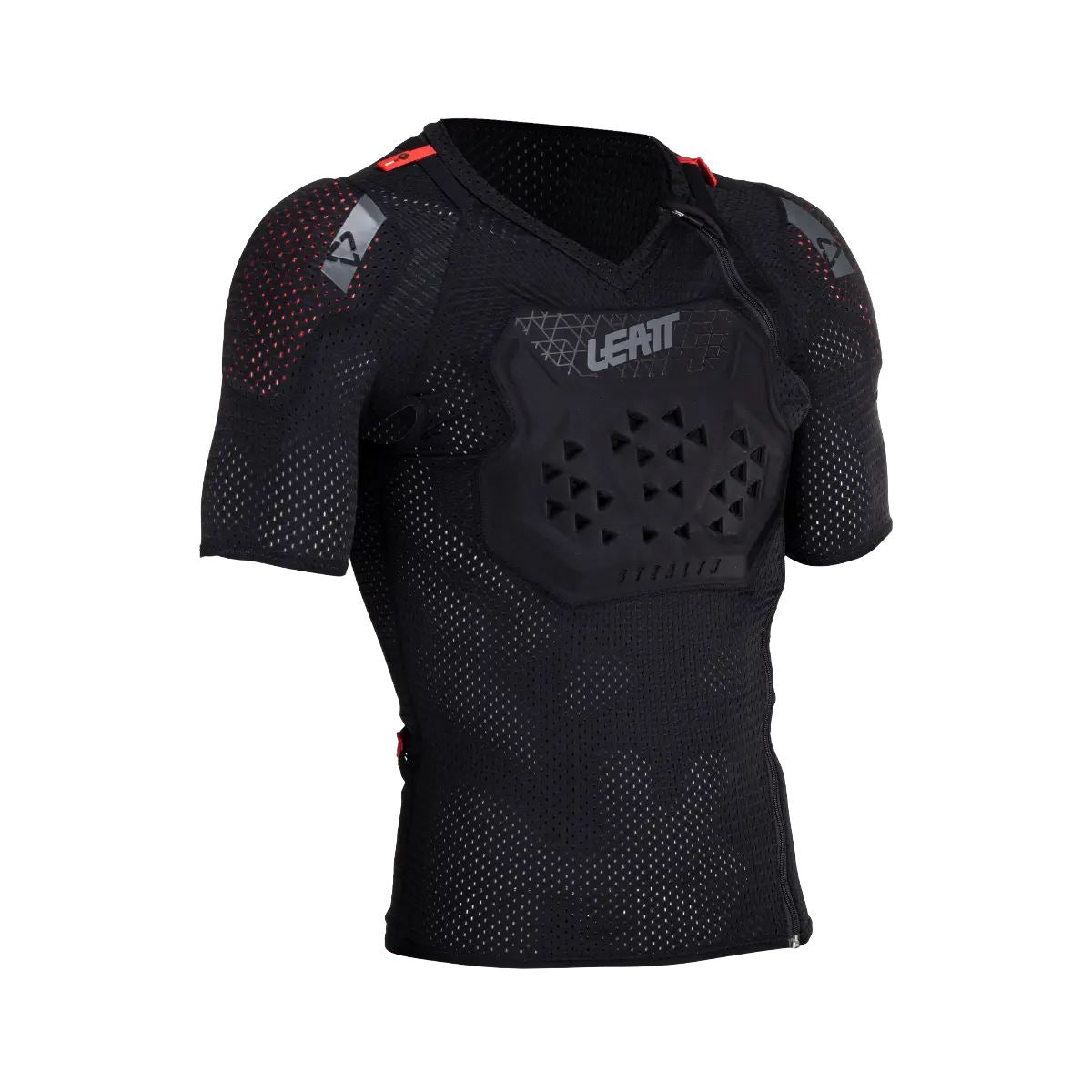 Leatt 2024 Base Layer Body Protection Tee Reaflex Stealth Black