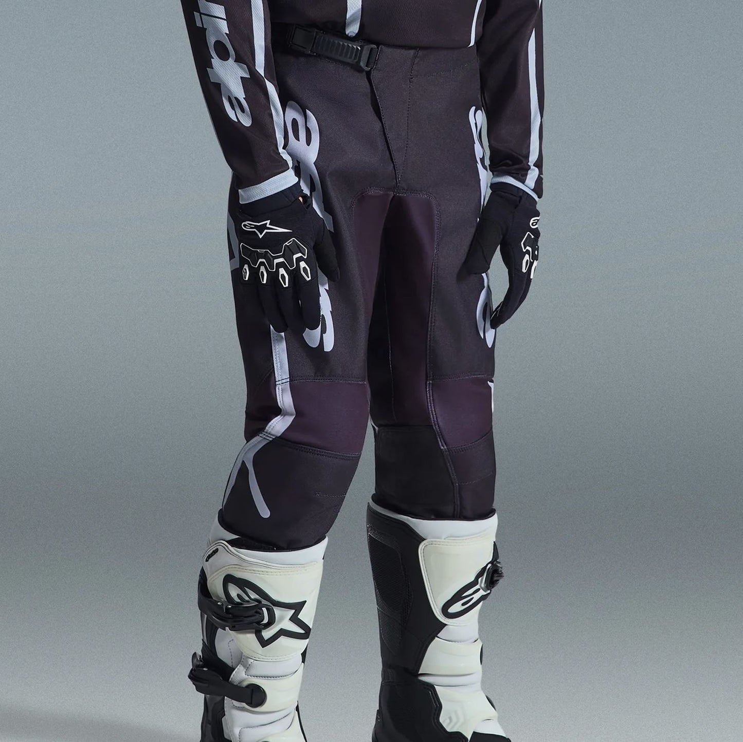 Alpinestars 2026 Youth Fluid Apex Motocross Pants Black Grey