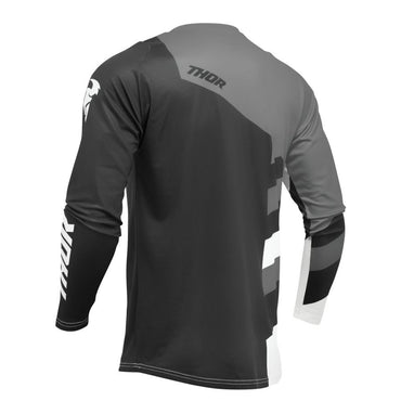 Thor 2025 Sector Checker Black Grey Motocross Jersey