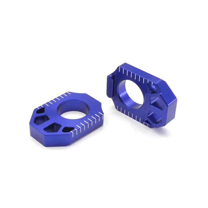 Zeta Racing Axle Blocks Blue For Yamaha YZ450 F YZF YZ 450 F 2009 09