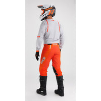 Thor Pulse Mono Light Grey Orange Motocross Combo Kit CLEARANCE