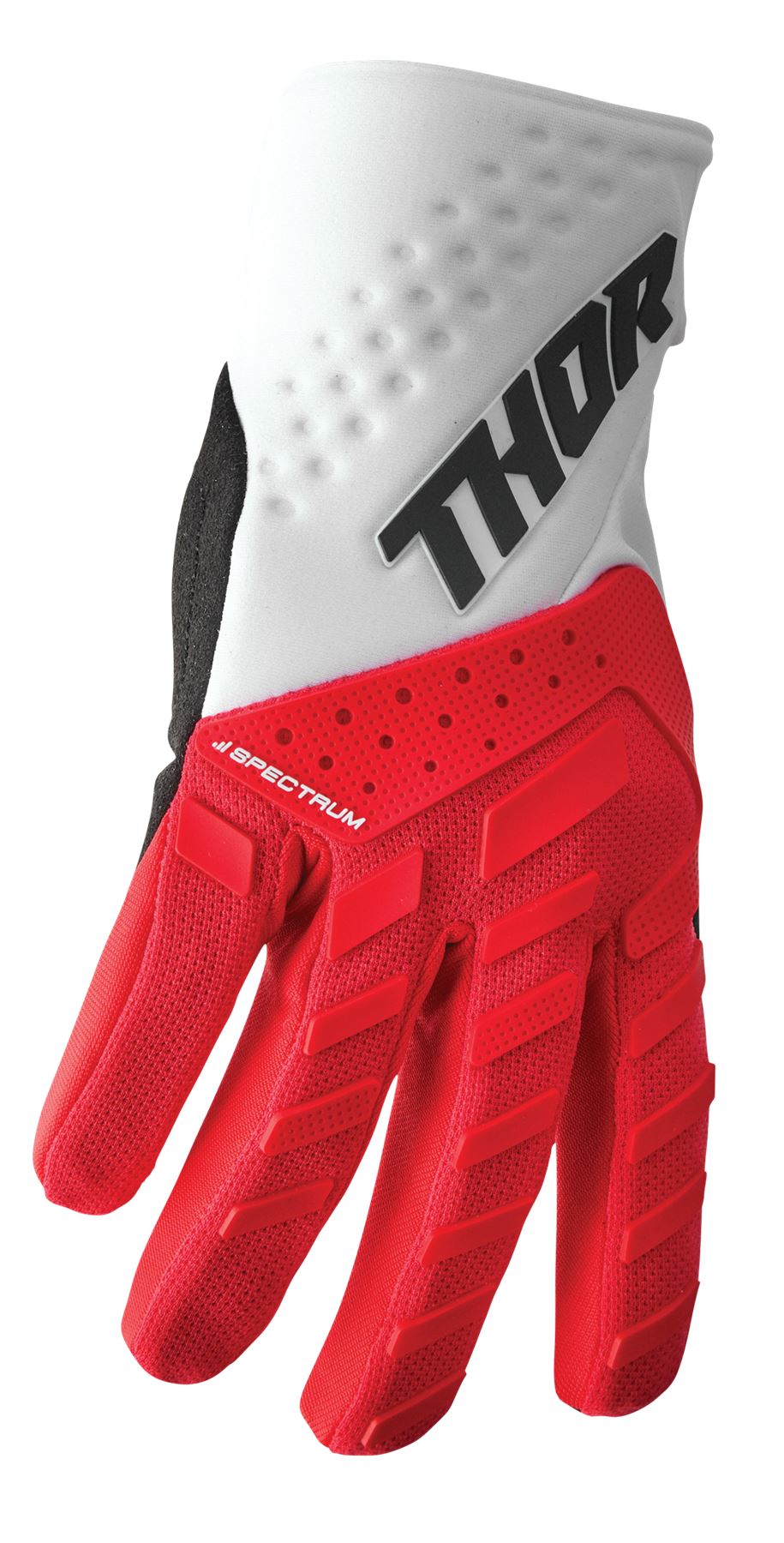 Thor 2025 Motocross Gloves Spectrum Red White