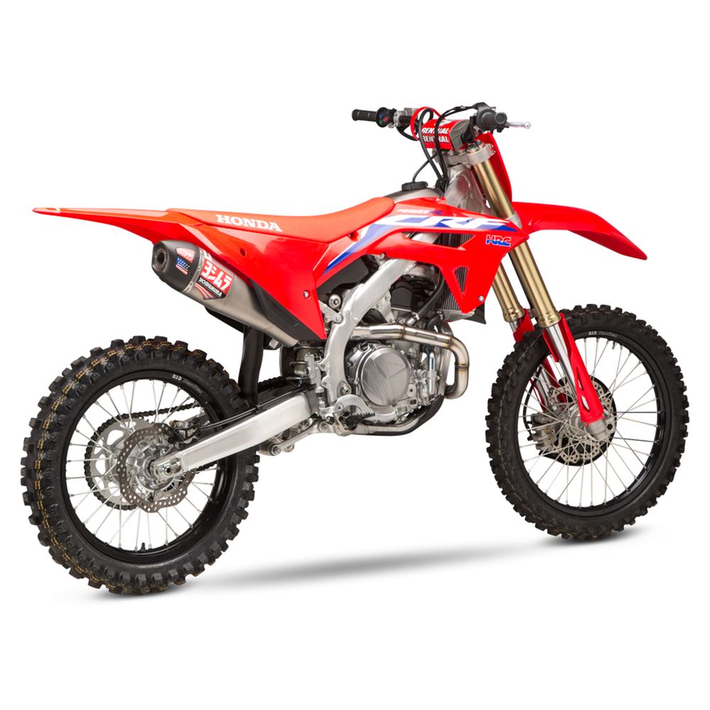 Yoshimura RS-12 Full Exhaust System Stainless Steel Aluminium Carbon Cap For Motocross Enduro Motorcycles