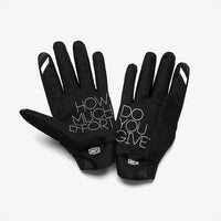 100% MX Gloves Brisker Cold Weather Heather Grey