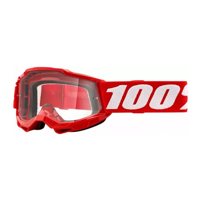 100% MX Goggles Accuri  2 Youth Red Clear