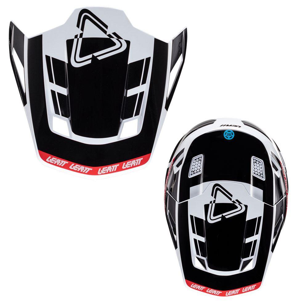 Leatt 2024 Helmet Moto 7.5 V24 Black White