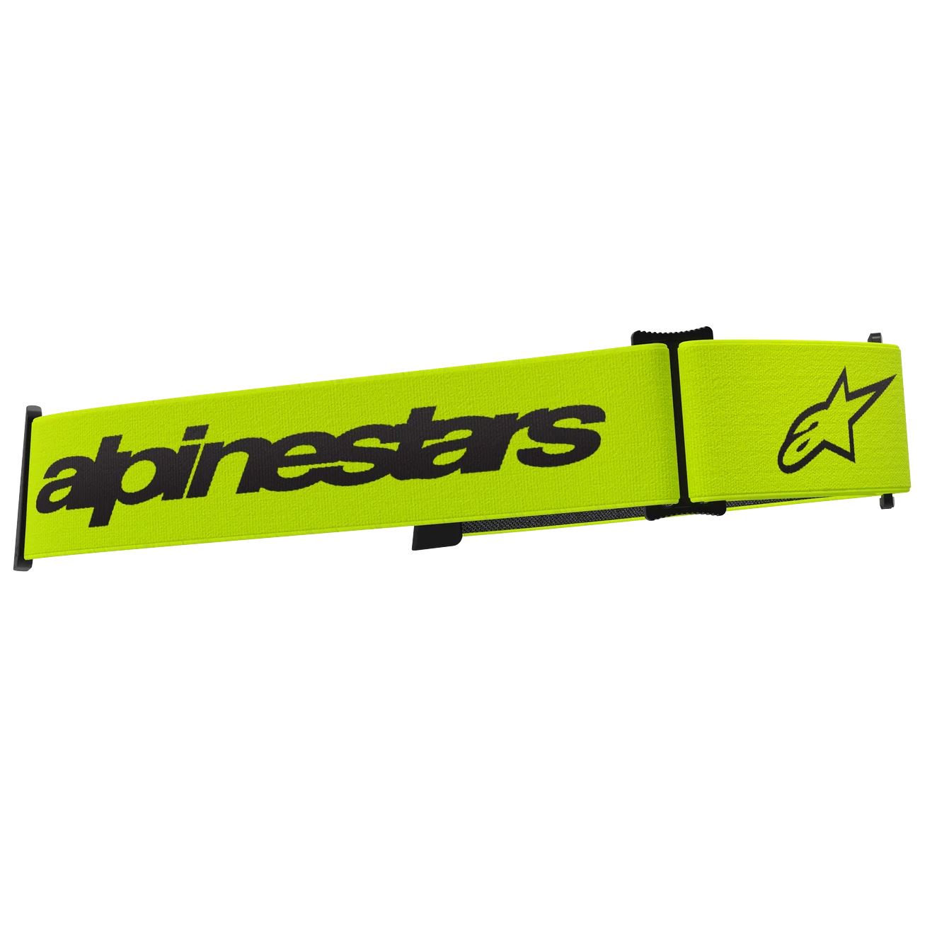 Alpinestars Supertech Goggles Strap Yellow Flou Black
