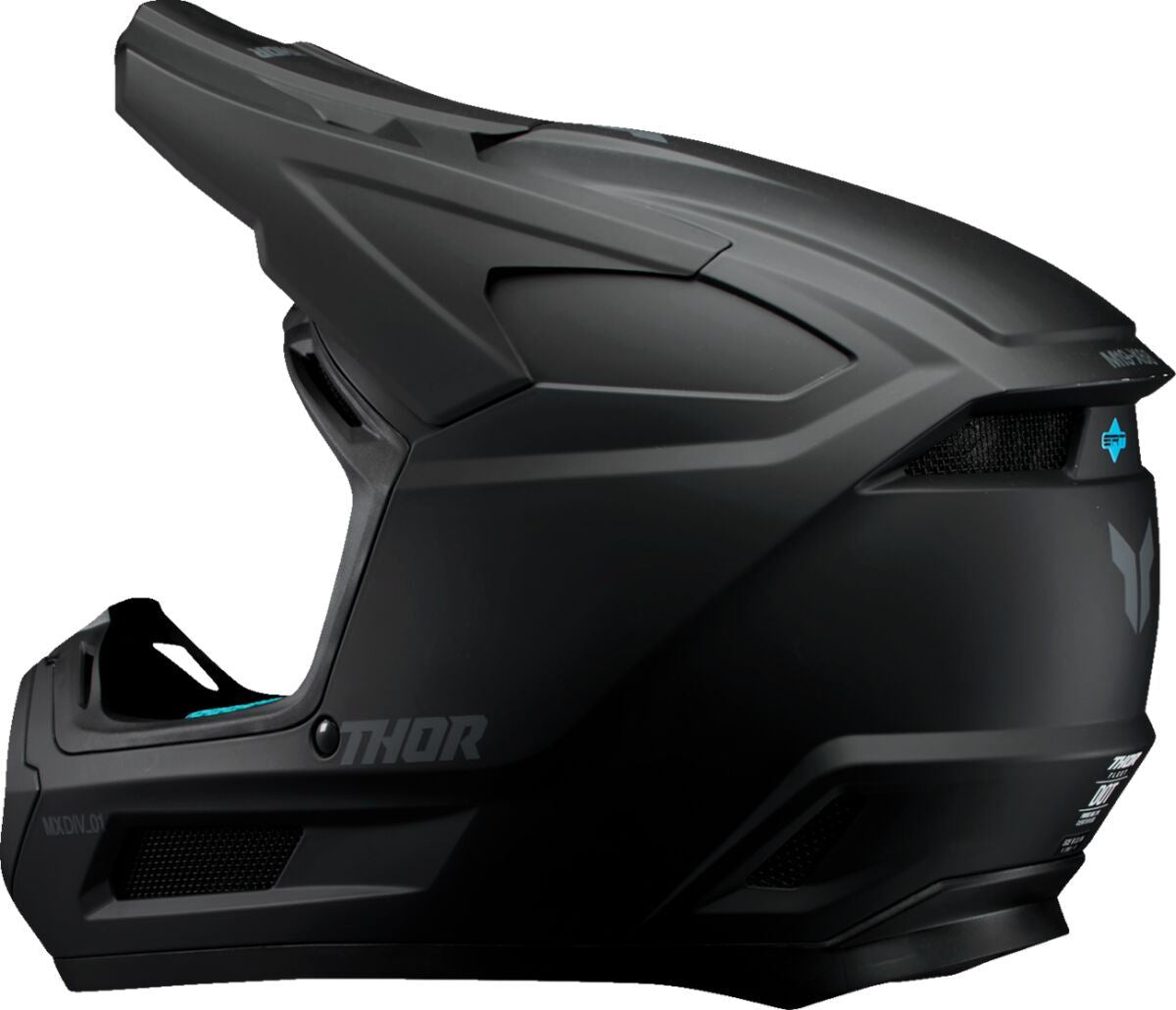 Thor MX Spring 2026 Youth Helmet Fleet Blackout Black