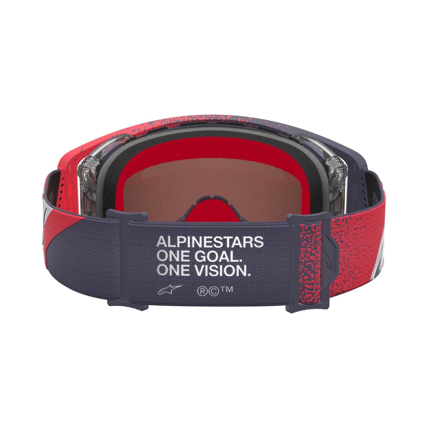 Alpinestars 2027 Supertech Hiten MX Goggles Black Red Mirror Silver