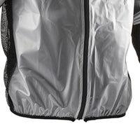 Leatt Translucent Clear Black Rain Jacket Waterproof