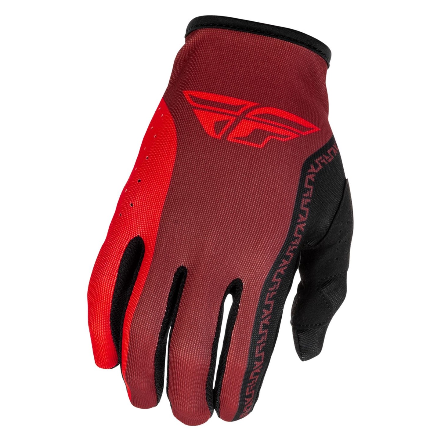 Fly Racing 2026 Motocross Gloves Lite  Black Red