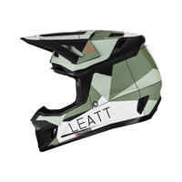 Leatt 2023 Helmet Moto 7.5 V23 Cactus with 5.5 Goggles Bag