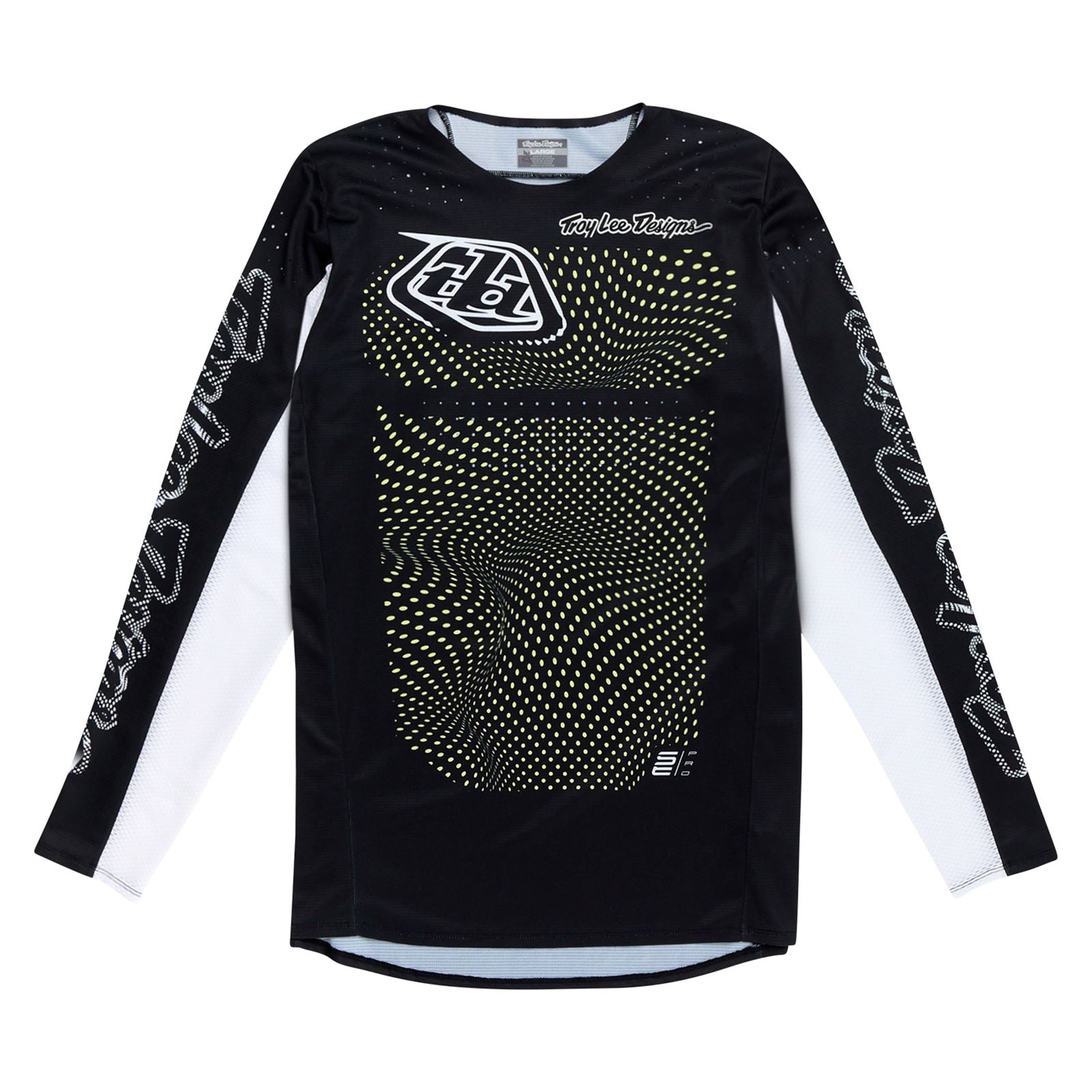 Troy Lee Designs Spring 2025 MX Jersey SE PRO Vectra Jersey Black