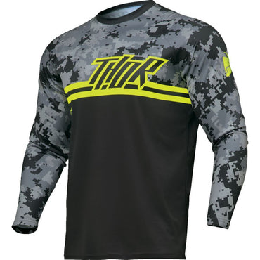 Thor 2024 Youth Sector Digi Camo Black Motocross Combo Kit