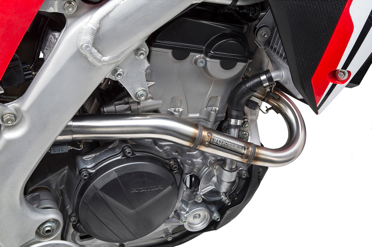 Yoshimura RS-9T Full Exhaust System Stainless Steel Aluminium Carbon Cap For Motocross Enduro Motorcycles