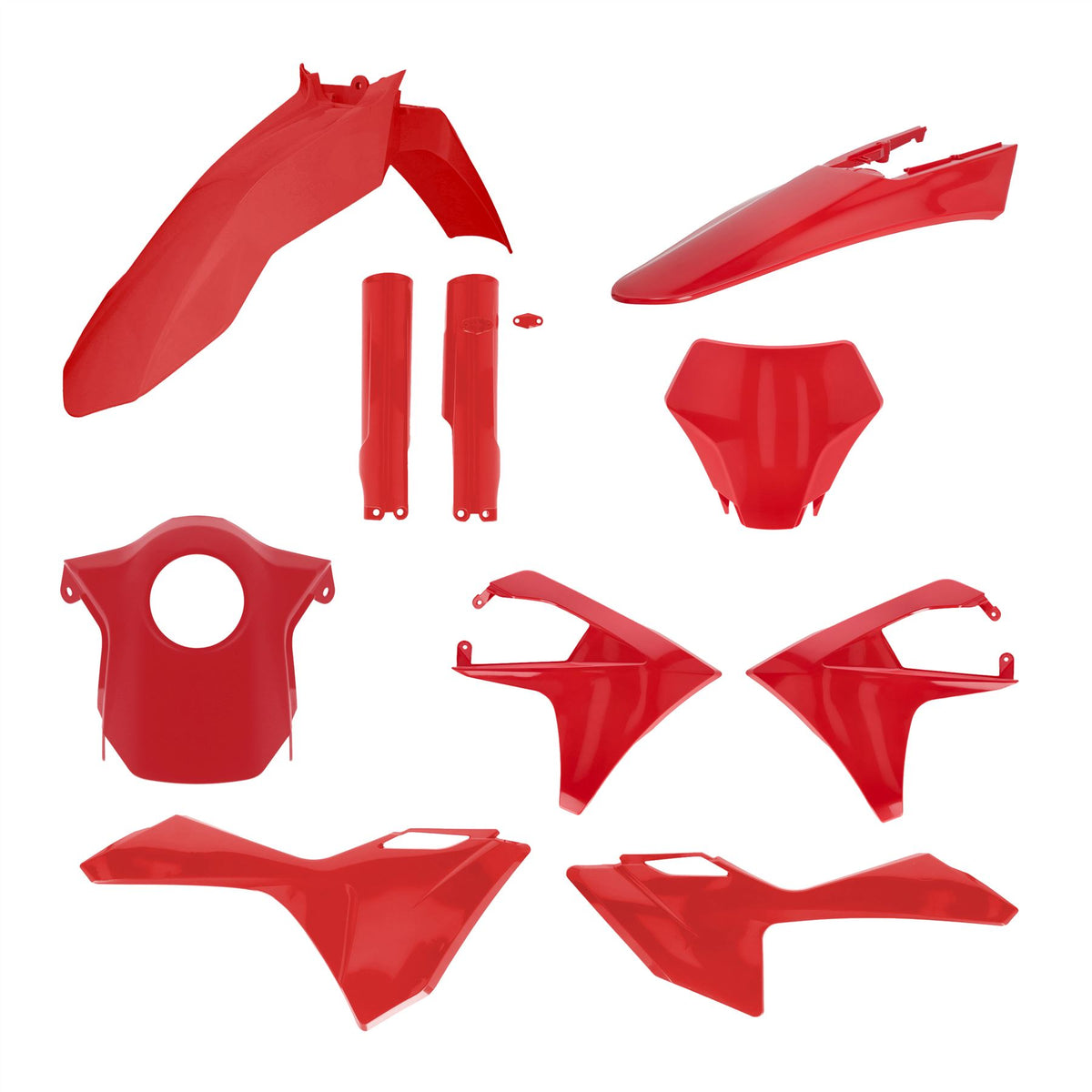 Acerbis Full Plastic Kit Red For Gas Gas MC 250 F 2024-2027